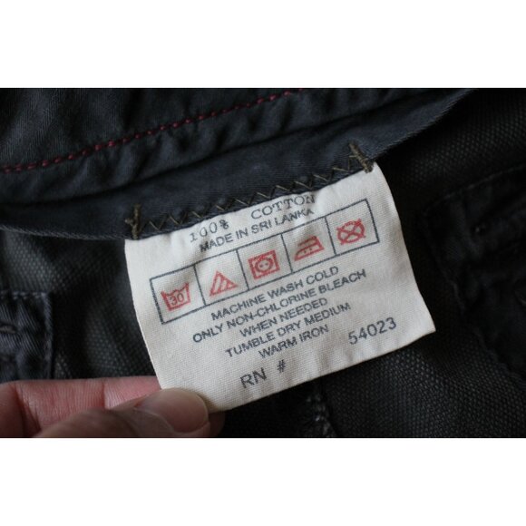 Vintage GAP 1969 Mens 34 x 32 Canvas Cargo Work Pants O954 - Picture 9 of 9